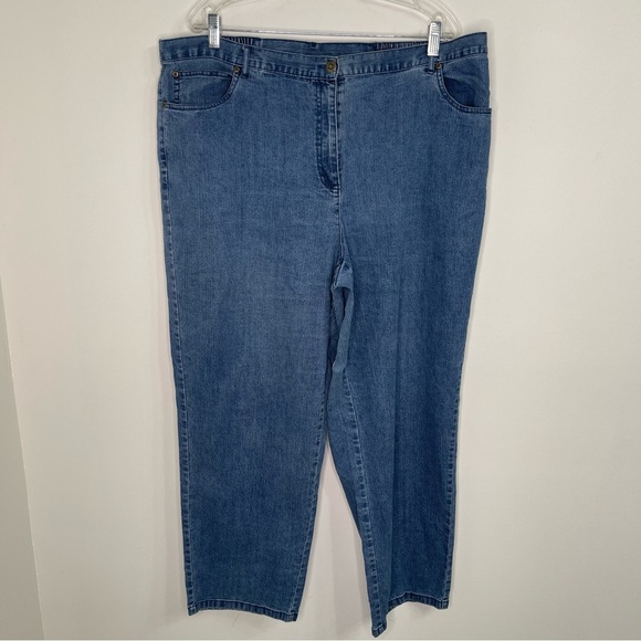 Ruby Rd. Classic Fit Straight-Leg Jeans in Size 22W - Picture 3 of 6